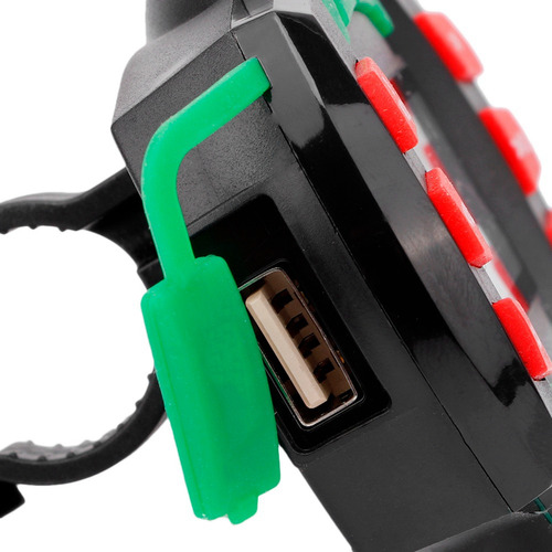 Cargador De Mp3, Reproductor De Moto Lcd Impermeable, Radio