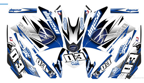 Kit De  Vinil Ft -180ts Ita-lika Azul