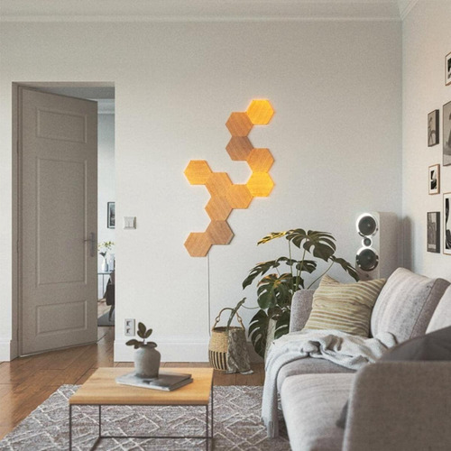 Nanoleaf Elements Kit De Inicio De Hexágonos De Color Café