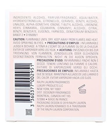 Imagen 3 de 4 de Ralph Lauren Romance Para Mujeres 1.7 Oz Edp Spray, Blanco