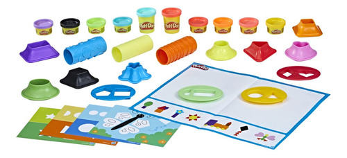 Play-doh, Playset De Formas Y Colores Para Preescolar