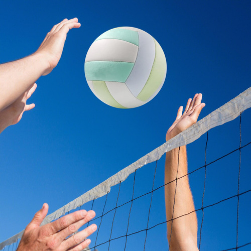 Vóleibol De Interior Partido Práctica Vóleibol De Azul