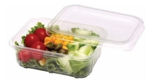 25 Pote Descartável 250ml Freezer Microondas Salada De Fruta