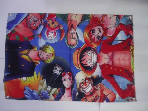 Bandeira Anime One Piece Desenho Comic Luffy