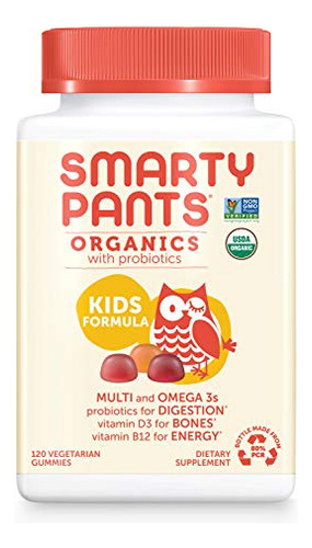 Daily Organic Gummy Kids Multivitaminico: Probiotico,  C, D3