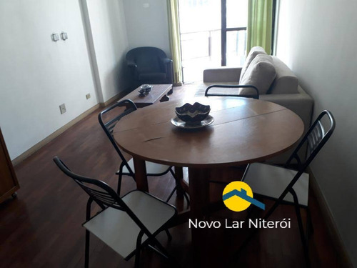 Imagem 9 de 15 de Excelente Flat Com Serviço, Andar Alto Na Melhor Rua Comercial De Icaraí. - 78