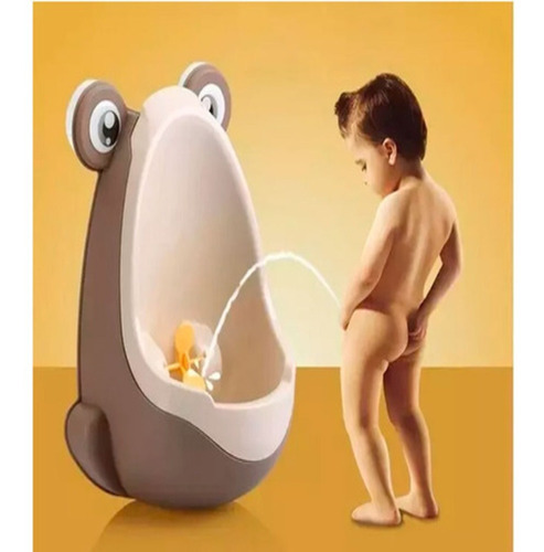 Imagem 5 de 5 de Pinico Infantil Sapinho Mictorio Desfralde Troninho Marrom