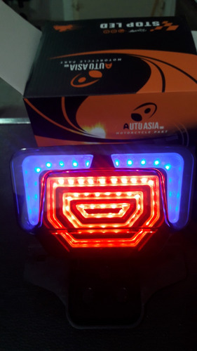 Stop Led Cruce Y Efectos P/motos Cg150/md/b150s Autoasia