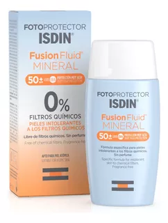 Fotoprotector Mineral Fusion Fluid Spf50+ Isdin 50 Ml