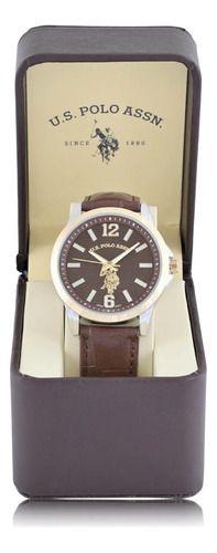 Reloj Para Cabllero Us Polo Assn Marron Usc50622