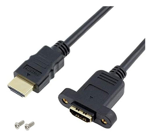 Qaoquda Montaje En Panel Cable De Extensión Hdmi Velocidad H