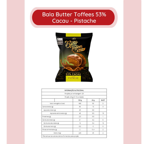 Bala Arcor Butter Toffees A Sua Escolha - 3 Sacos De 500g