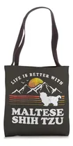 Comprar Life Better Maltese Shih Tzu, Diseño Vintage, Para Perro, Ma