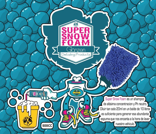 Glänzen | Super Snow Foam | Shampoo Ultra Concentrado Detail
