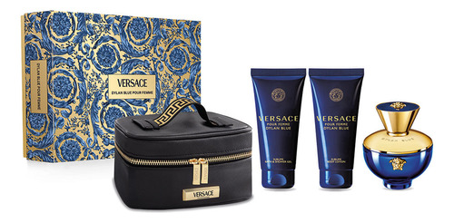 Kit Perfume Mujer Versace Dylan Blue Pour Femme Edp 100 Ml