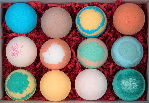 Las Bombas De Kay Set De Baño De Regalo Fizzies - 12 Pack -