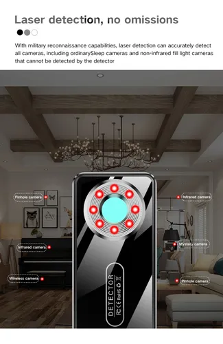 Camara Antiespionaje Antimonitoreo Detector De Señal Gps Spy