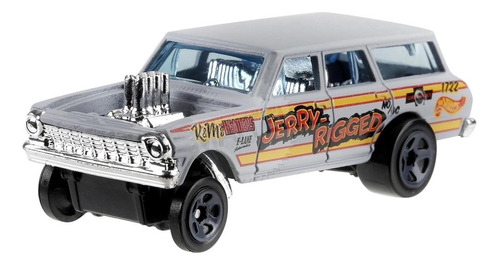 Hot Wheels # 04/10 - '64 Nova Wagon Gasser - 1/64 - Fyd77