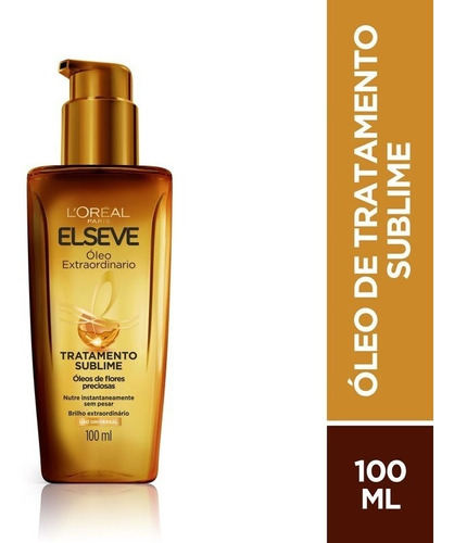 Óleo Extraordinário Tratamento Reconstrutor Elseve Com 100ml