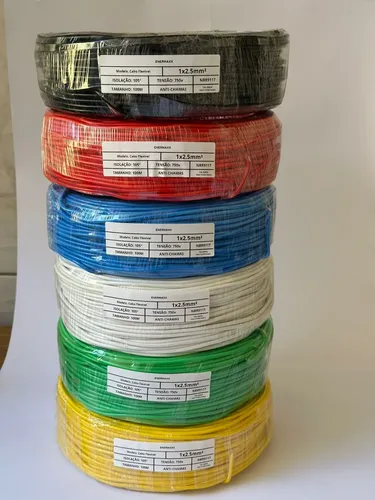 Fio Flexivel 2,5mm  100 Metros Cabo Unipolar 750v Enermaxx