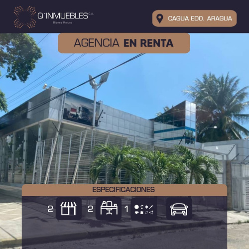 Imagen 1 de 8 de Agencia De Carro Con Galpón Taller Mecánico Carretera Cagua La Villa