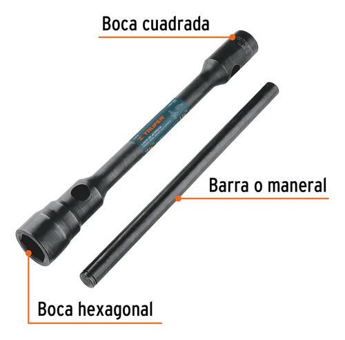 Llave De Artilleria Camion 13/16 X 1-1/2 Truper