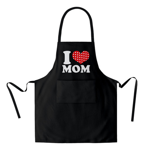 Mandil I Love Mom (d1103 Boleto.store)