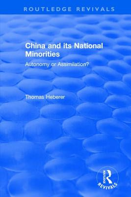 Libro China And Its National Minorities: Autonomy Or Assi...
