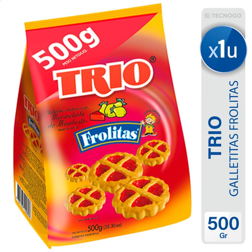 Galletitas Trio Frolitas Mermelada De Membrillo Mejor Precio