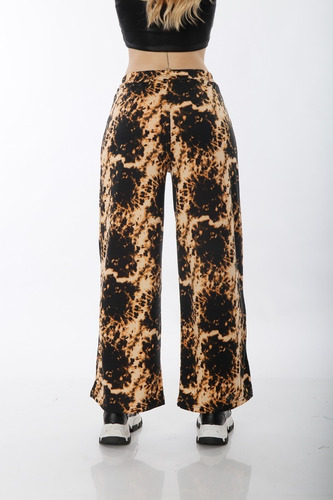 Imagen 3 de 9 de Pantalon Palazzo Modal Viscosa Super Amplio A06