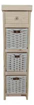 Comprar Cajones, Organizador, Baño, Pino Reforzado 4 Cajones