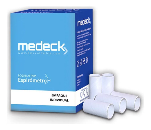 Boquillas Para Espirometria Empaque Individual X 500 Unds ® 