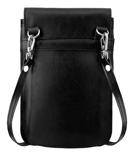 Imagen 3 de 6 de Cartera Porta Celular Bandolera Morral Mini Bag Eco Cuero Pu