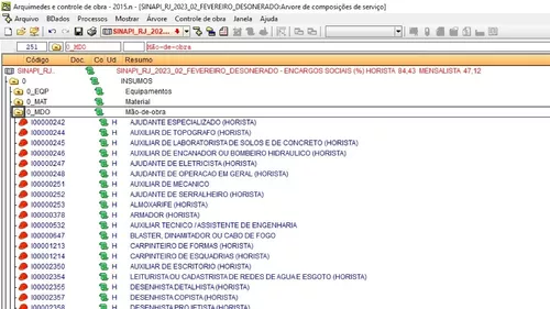 Planilha De Custos - Sinapi - P / Arquimedes - Licitação