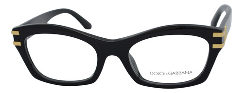 Armação De Óculos Dolce & Gabbana Mod Dg3420 501 54 Preto