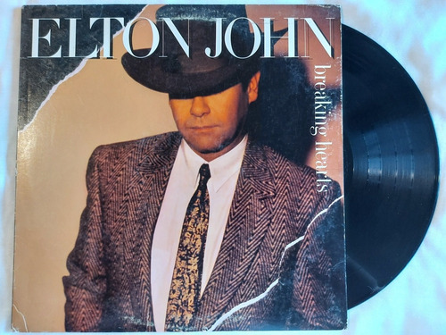 Elton John Breaking Hearts Lp Vinyl Omi 