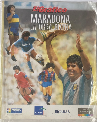 Maradona La Obra Divina, Tapas El Gráfico Fútbol, Cr06