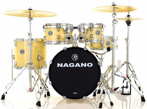 Bateria Nagano Garage Gig Natural Clear Bumbo 18 ,10 ,12 ,14