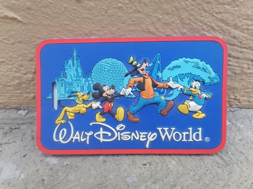 Credencial Infantil De Colección Walt Disney World Antigua