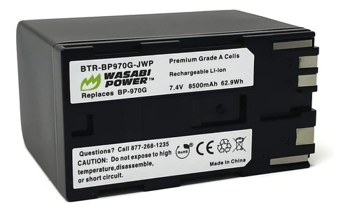 Bateria Para Canon Bp-970g/bp-975 Y Otras Camaras 8500mah