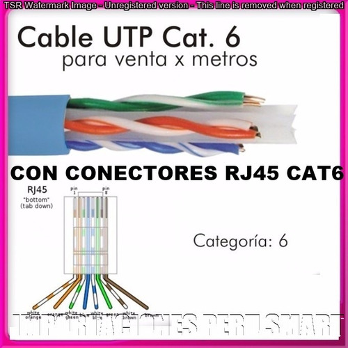 Cable Internet Cat 6, Utp ,ethernet, 50metros