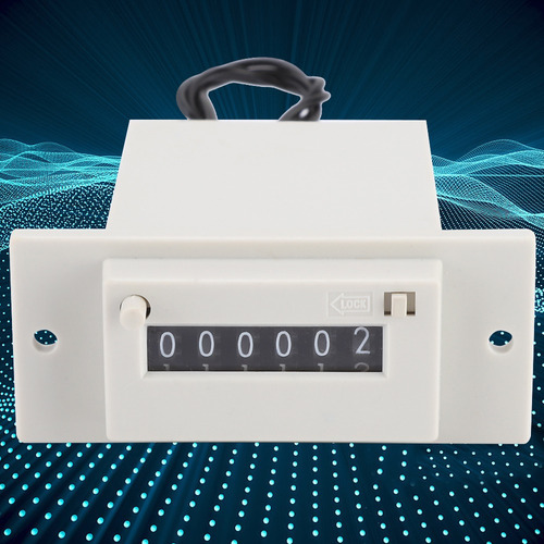 Imagen 9 de 9 de Contador Electromagnético Csk6-ykw Pulso Electrónico De 6 Dí