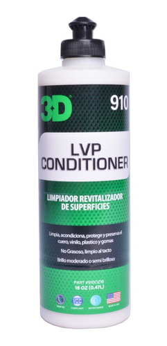 Lvp Acondicionador Cueros 1/2 L  3d Detailing