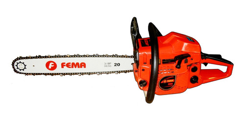 Motosierra Fema Pro 5800 54 Cc 2400w Espada 50 Cm Cadena 3/8