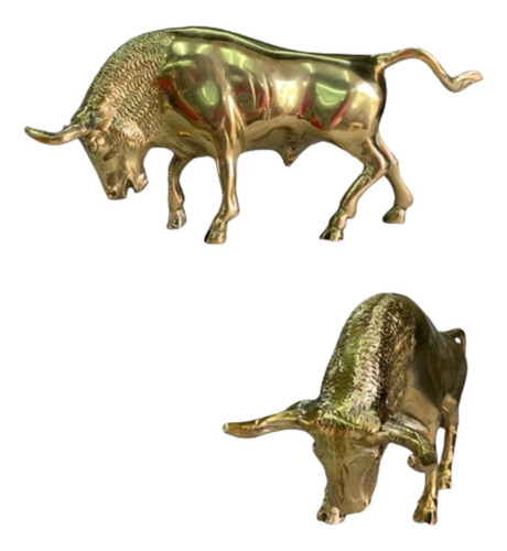 Toro De Bronce 13 Cm