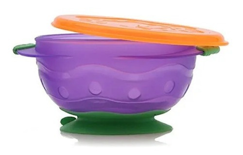Imagen 2 de 4 de Bowl Plato Con Sopapa Mediano Con Tapa Bebes Baby Innovation