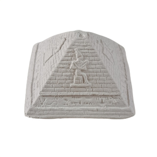Figura Imagen Piramide De Yeso Para Decorar Y Pintar Cad