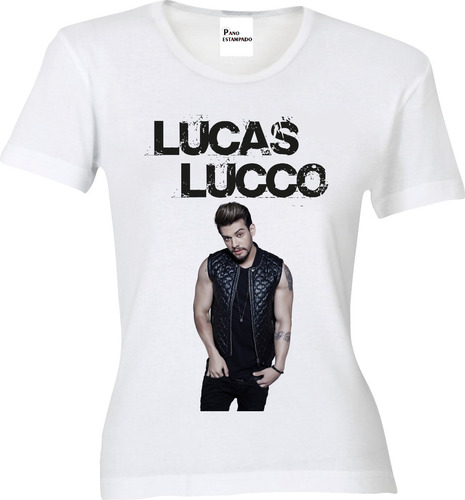 Imagem 5 de 8 de Camiseta Ou Baby Look Lucas Lucco 02