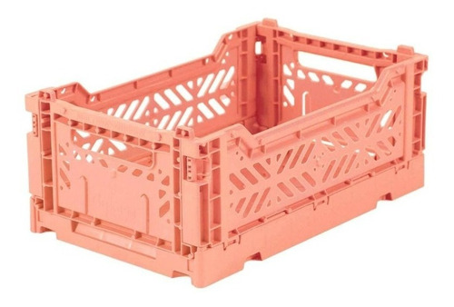 Caja Organizadora Plegable Apilable Mini Salmon Pink Ay Kasa