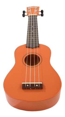 Imagen 2 de 10 de Ukelele Soprano Creep Waimea Naranja + Funda + Correa!
